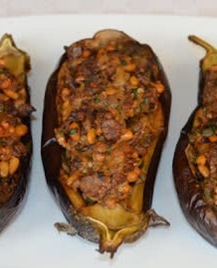 P - Meat-filled Aubergine