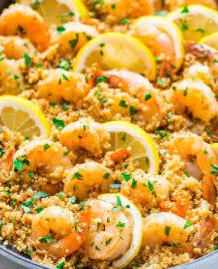 Garlic Shrimp with Quinoa