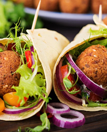 Green Chickpea Falafel