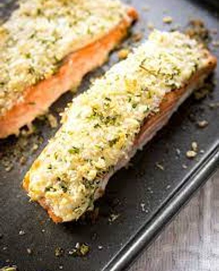 Horseradish Crusted Salmon Fillets