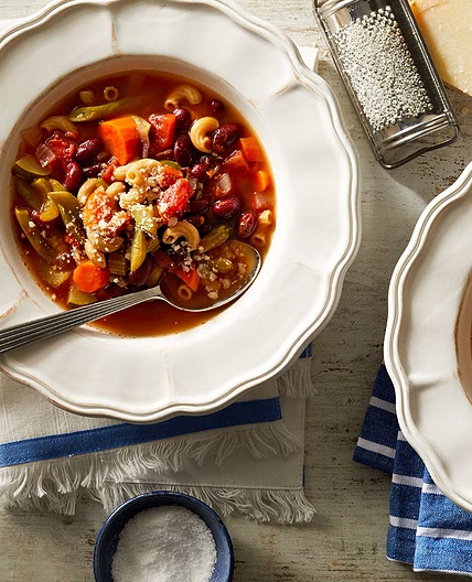 Slow-Cooker Vegetable Minestrone Soup