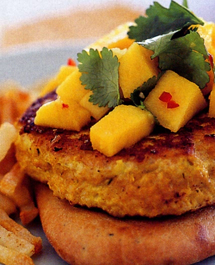 Chicken tikka burger