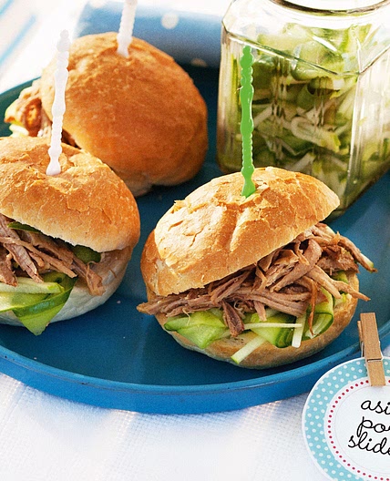 Asian pork sliders