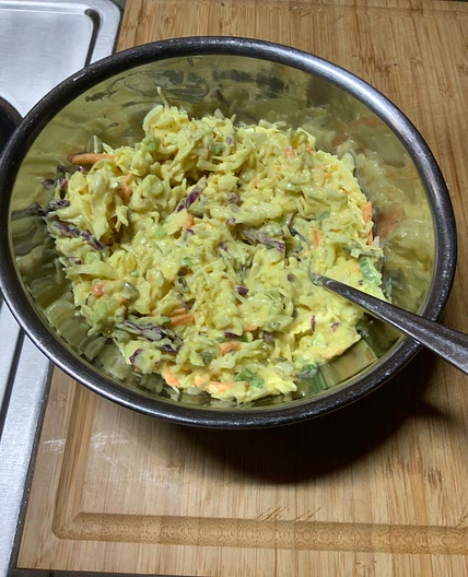 Creamy Sweet Coleslaw