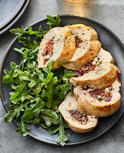 Mediterranean Stuffed Chicken Breasts
