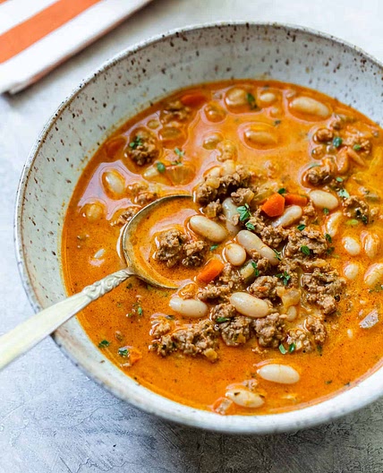 Creamy White Bean and Turkey Pumpkin Chili