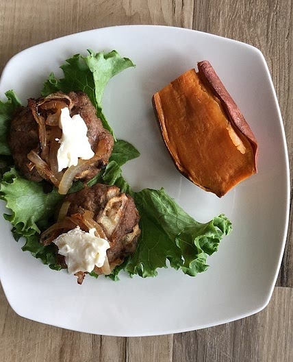 Savory Apple Turkey Burger