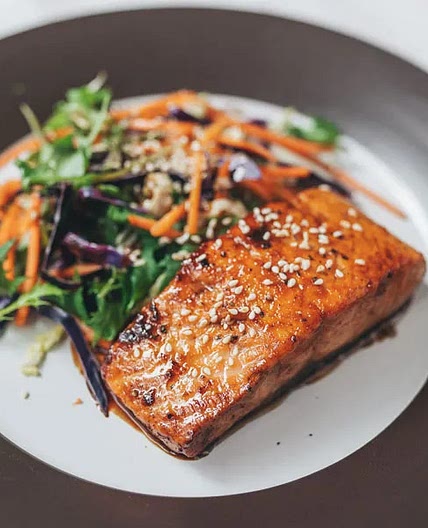 Honey Garlic Glazed Salmon