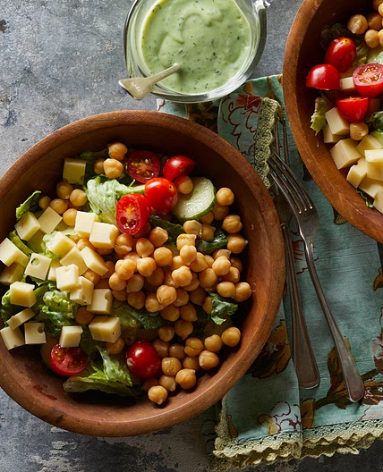 Green Goddess Salad with Chickpeas