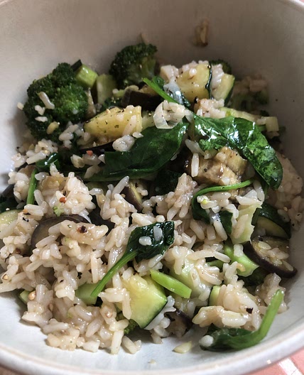 Veggie rice stir-fry 