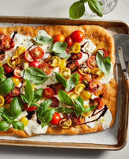 Sheet-Pan Caprese Pizza