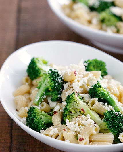 Broccoli and chilli pasta