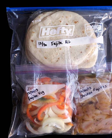 Chicken Fajitas Sheet Pan Dinner Freezer Kit