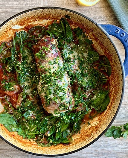 Prosciutto Wrapped Chicken