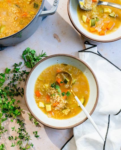 Freekah Vegetable Soup