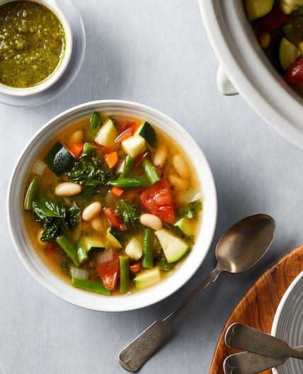 Slow-Cooker Vegetable Soup