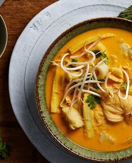 Quick Malaysian fish soup