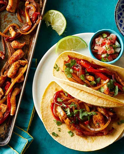 Sheet-Pan Chicken Fajitas