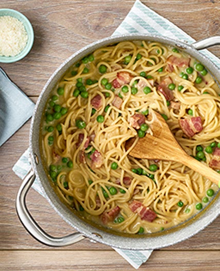 One-Pot Spaghetti Carbonara