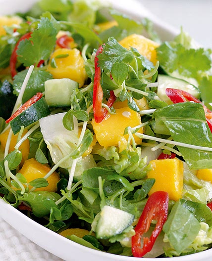 Mango and chilli chopped salad