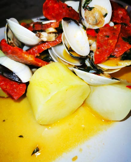Clam with Chorizo