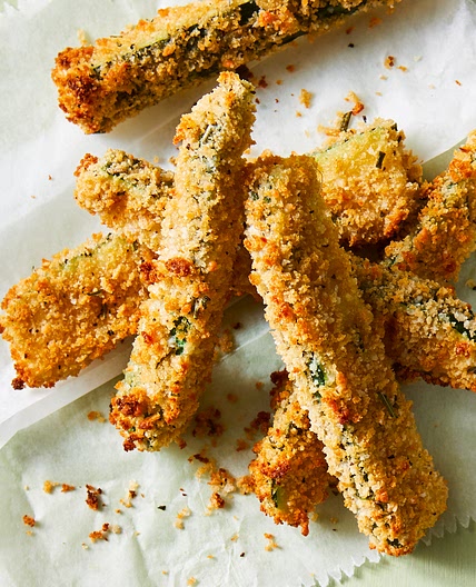 Parmesan-Rosemary Baked Zucchini Fries