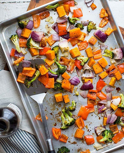 Colorful Roasted Sheet-Pan Veggies