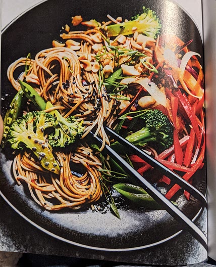 Cold Soba Sesame Salad