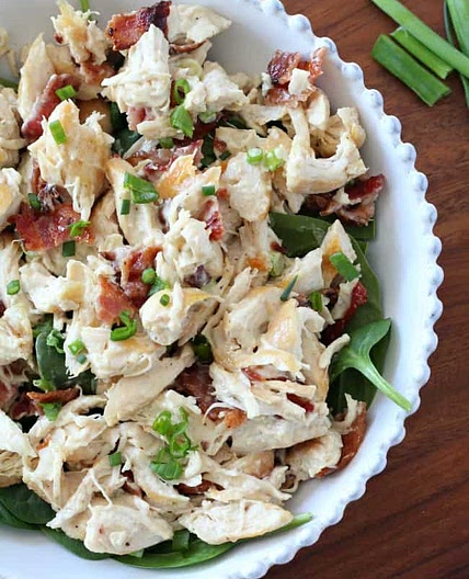 Bacon Scallion Chicken Salad