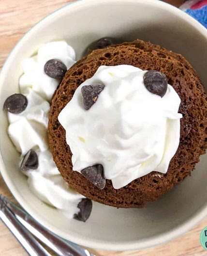 1-Minute Double Chocolate Low-Carb Mug Cake