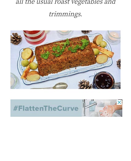 Lentil nut roast 