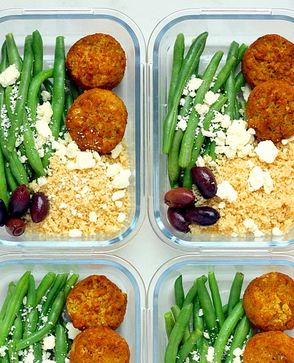 Meal-Prep Falafel Bowls with Tahini Sauce