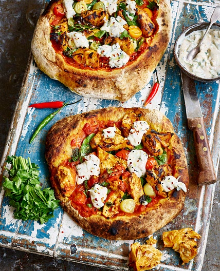 Vegan Indian Pizza - Gaz Oakley