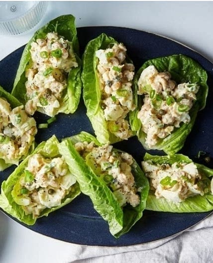 Dijon Chickpea and Egg Salad