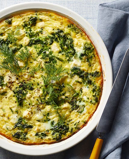 Spinach & Feta Quiche