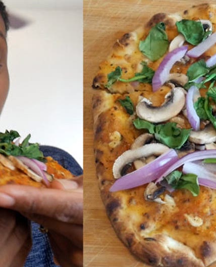 Naan Bread Pizza for Weight Loss | With Homemade Pizza Sauce
