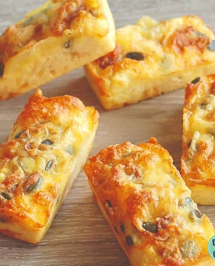 Coconut Flour Mini Cheese Loaves Recipe