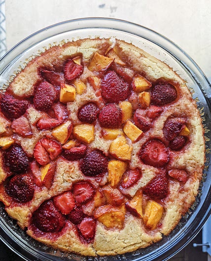 Strawberry Spoon Cake