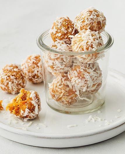 Nut-free apricot bliss balls