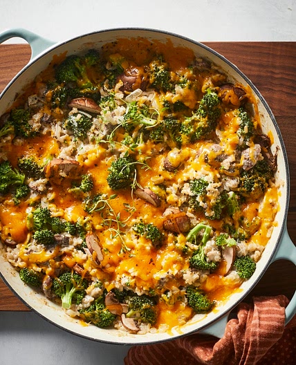 Broccoli, Cheese & Rice Casserole