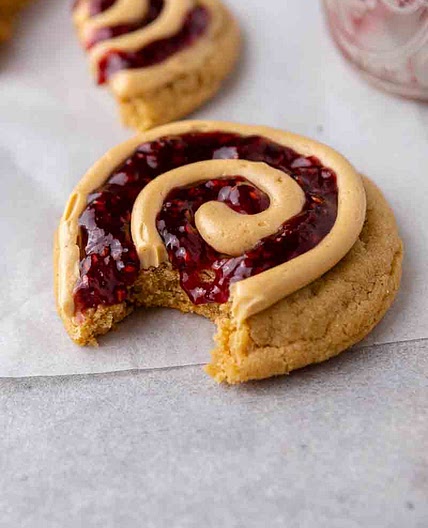 CRUMBL peanut butter and jelly cookies
