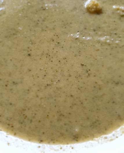 Broccoli and blue cheese soup