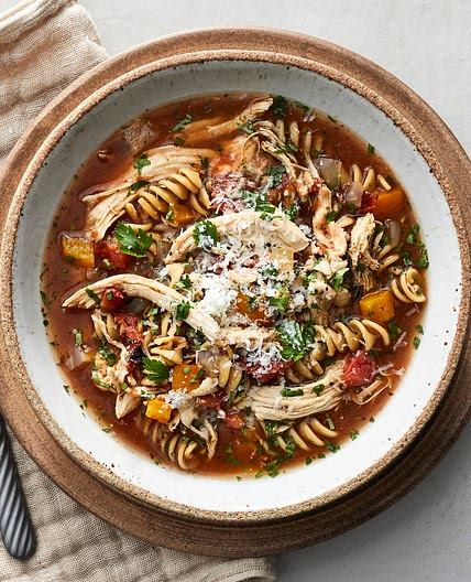 Slow-Cooker Chicken & Vegetable Noodle Soup