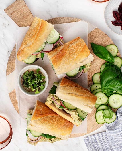Chickpea Salad Sandwich