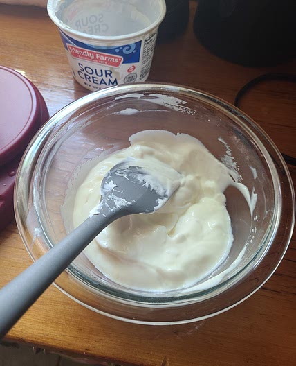 Sour Cream Fruit Dip