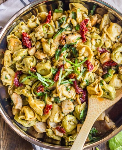 Pesto Chicken Tortellini