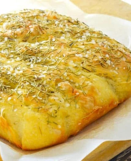 Easy No Knead Focaccia Bread