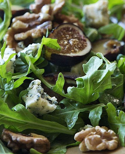Warm Fig & Arugula Salad | Recipes