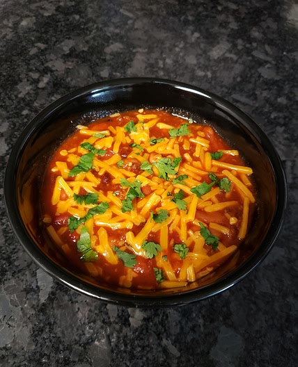 Garlicky Chili con Carne