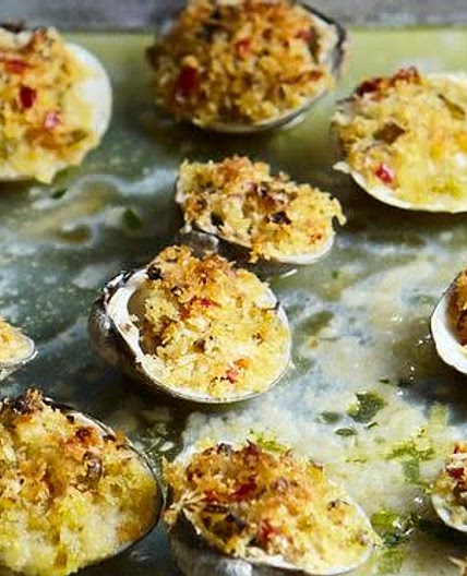Spicy Stuffed Clams - Lidia